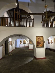 Berat Iconography Museum inside the castle, part of a cultural day tour to Berat Albania from Tirana